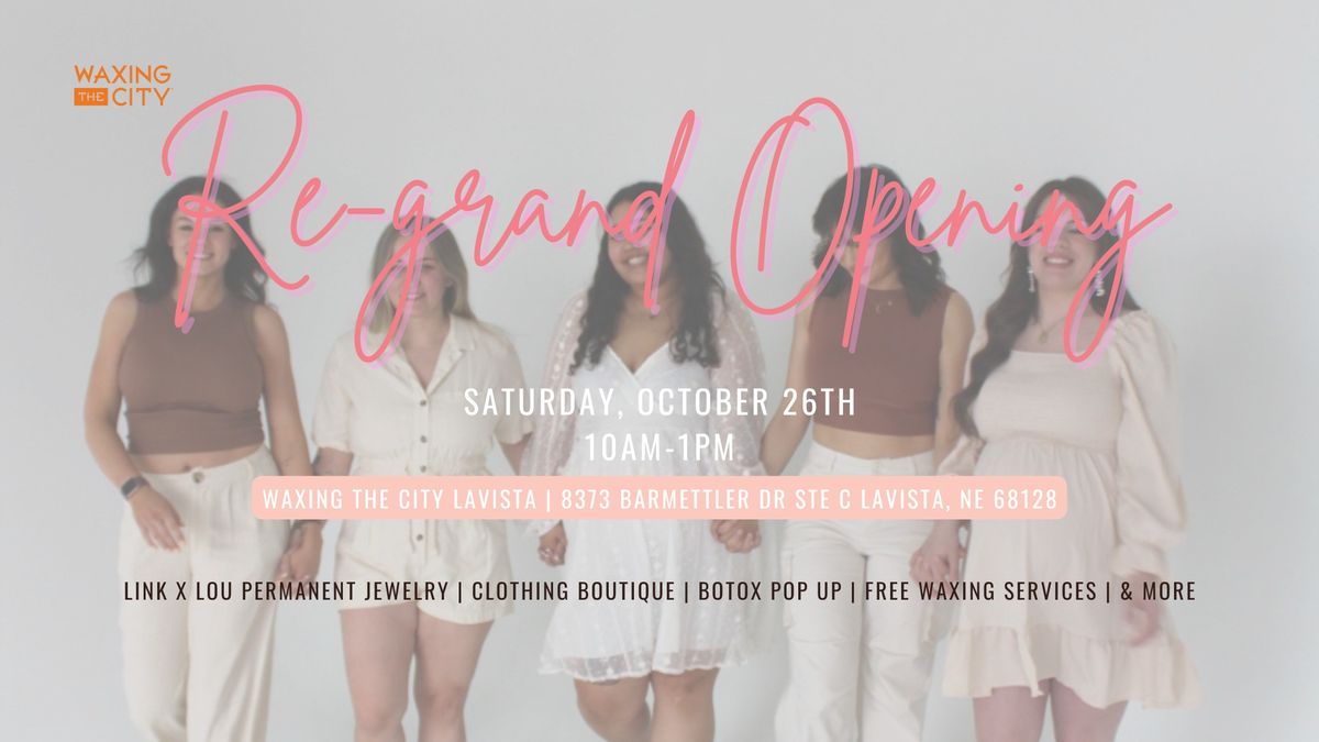 Re-Grand Opening | Link x Lou: Permanent Jewelry + Hello Ruby + Botox Pop Up + Free Services +  More