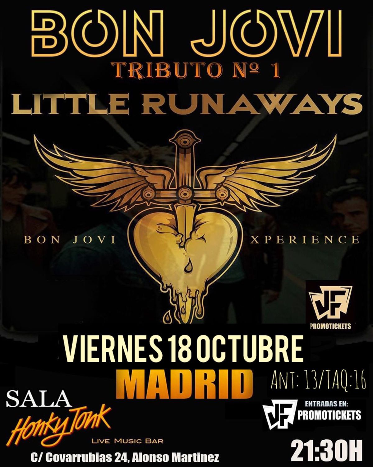 BON JOVI EXPERIENCE EN MADRID- Little Runaways