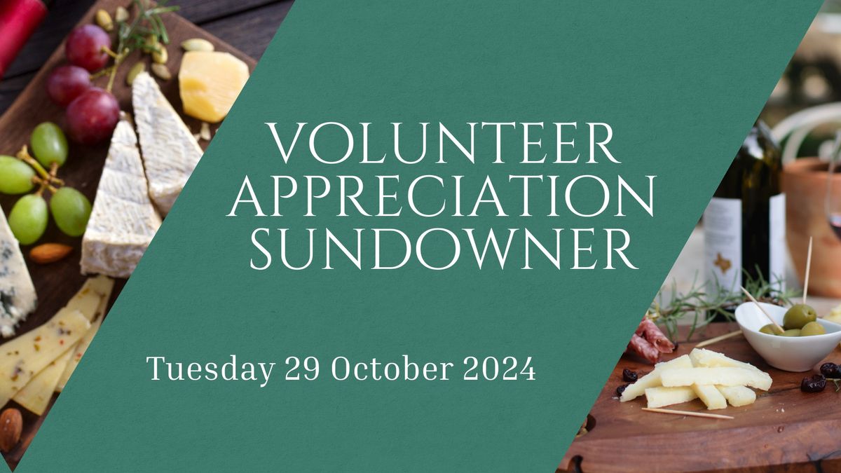 2024 Volunteer Appreciation Sundowner