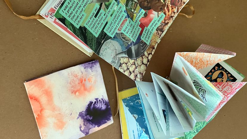 Making Handmade Books: Lotus Flower with artist-in-residence Jackie Moylan