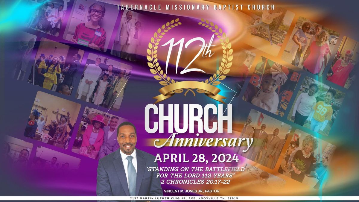 TMBC 112th Church Anniversary 