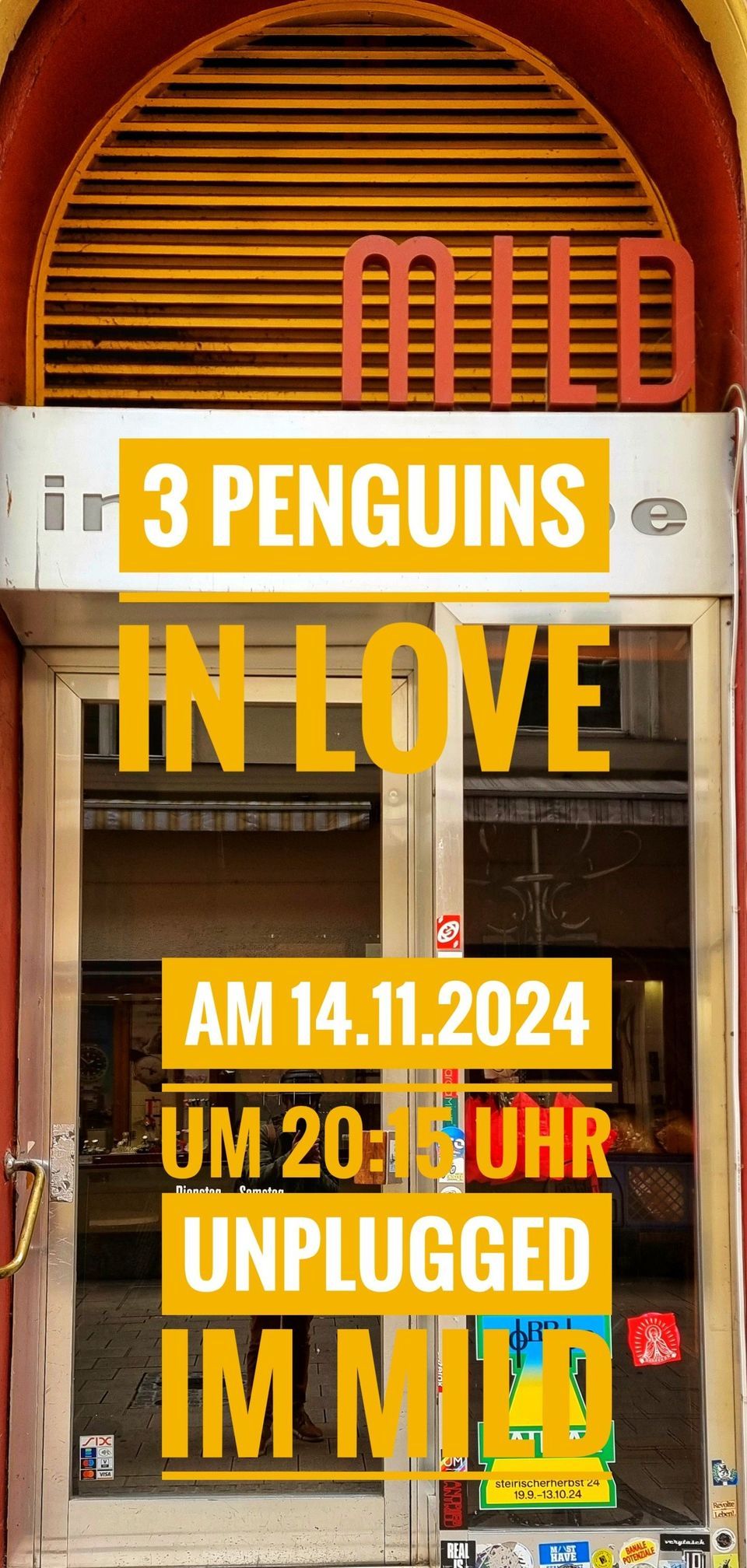 3 penguins in love unplugged im mild