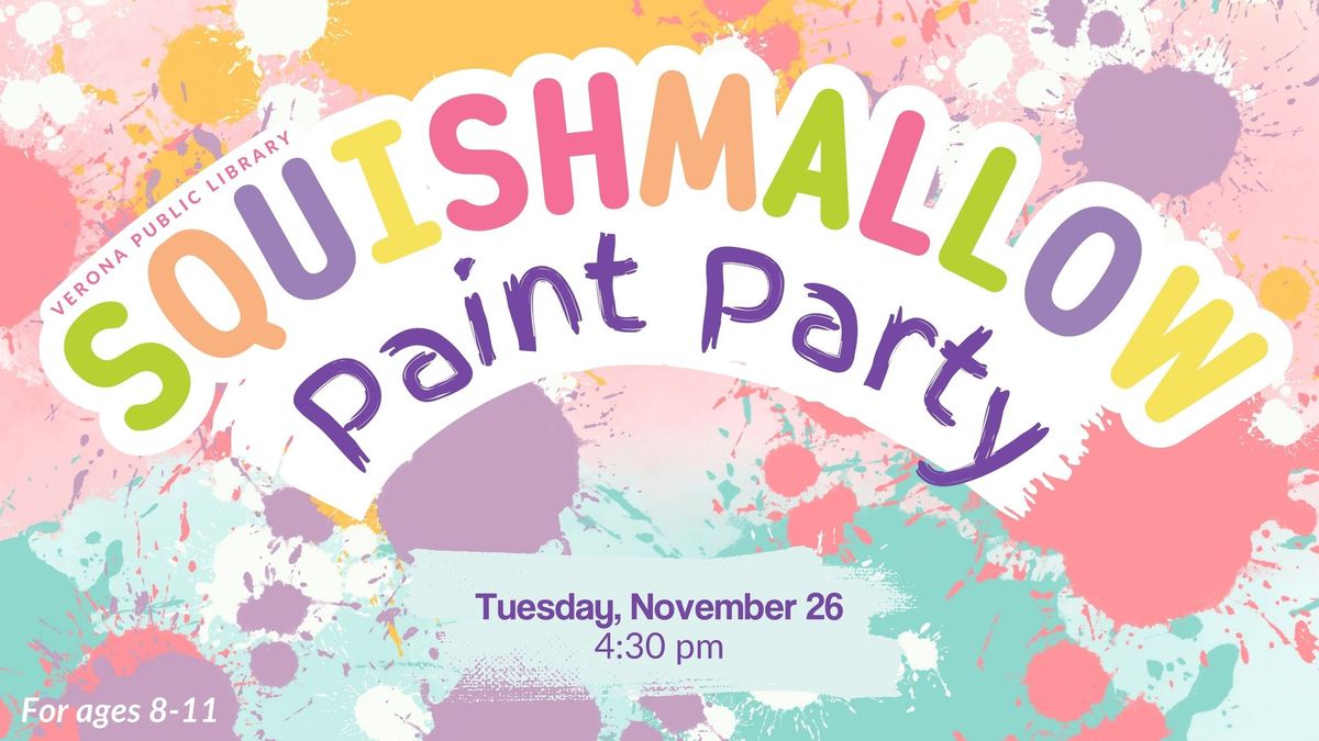 Squishmallow Paint Party