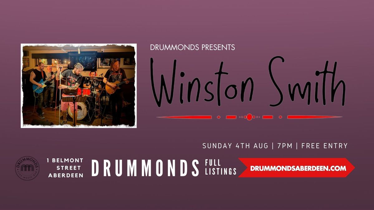 Winston Smith | Covers Band | Free Entry