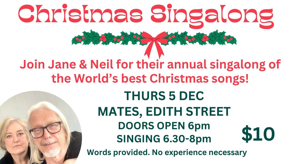 Christmas Singalong with Jane and Neil!