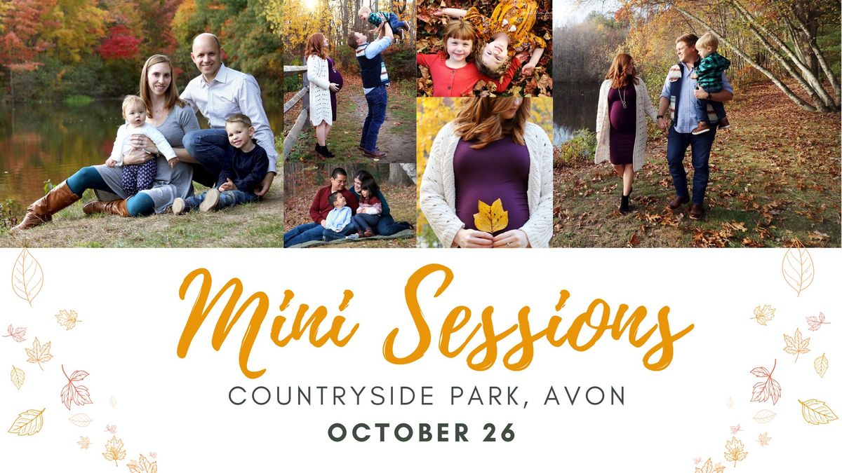 Fall Mini Sessions at Countryside Park!