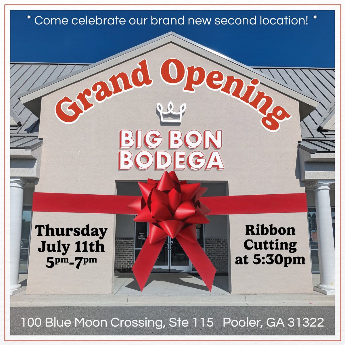 Big Bon Bodega Pooler Grand Opening Party