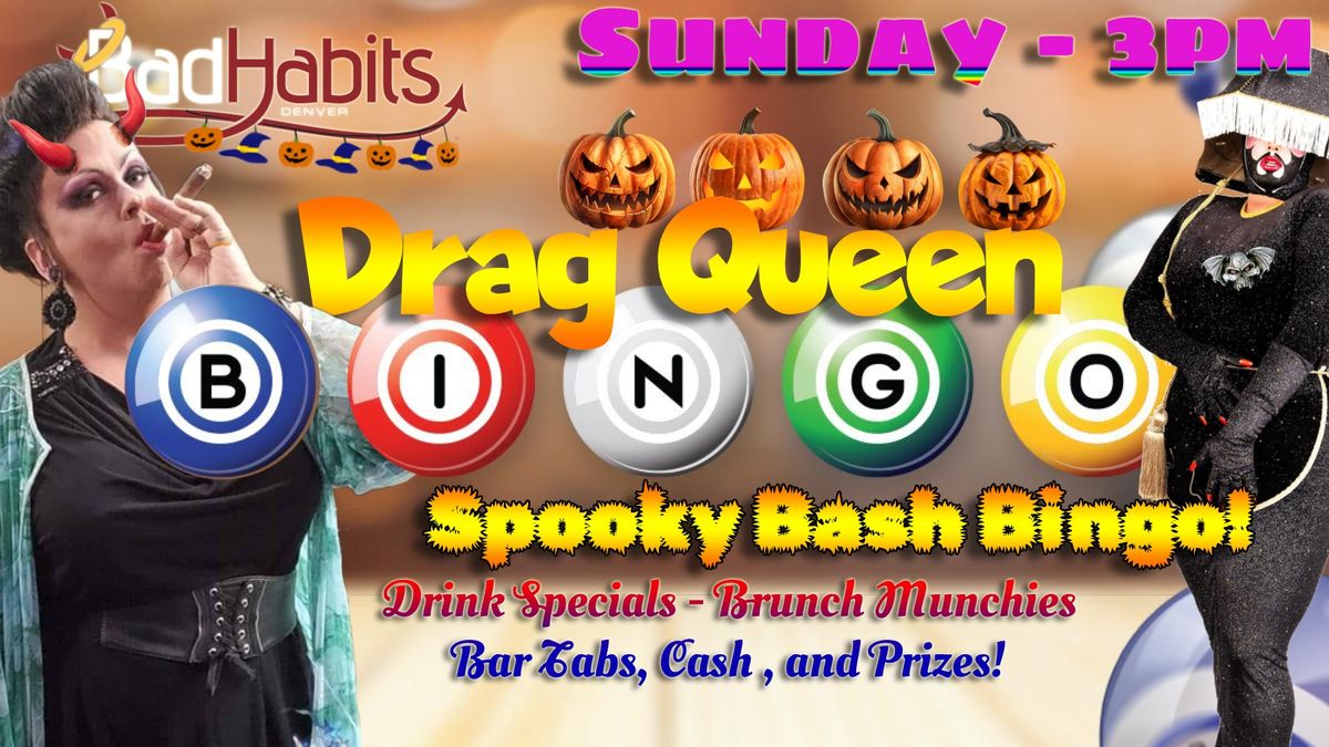 Bad Habits Boozy Bingo - Sunday