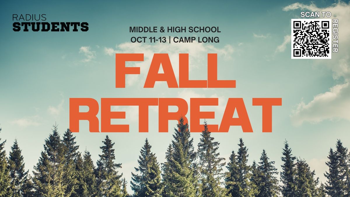 RADIUS Students Fall Retreat