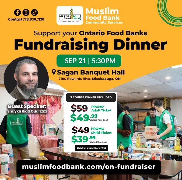 Annual Ontario Fundraising Dinner 2024 With Shaykh Riad Ouarzazi 