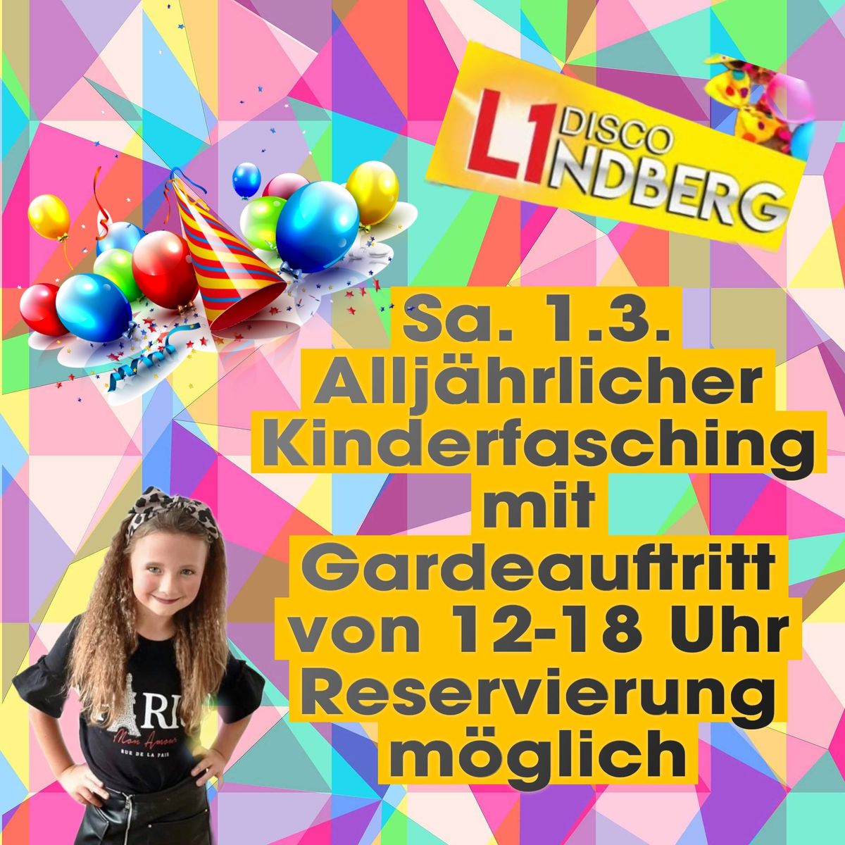 Allj\u00e4hrlicher Kinderfasching 