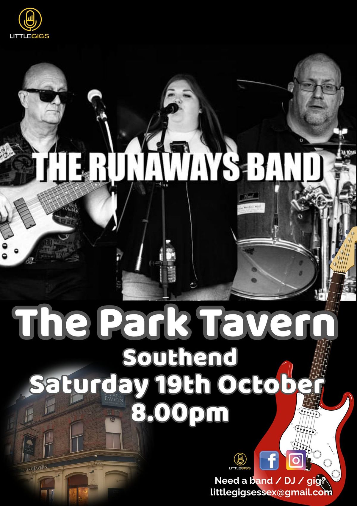 The Runaways - Live & Kicking at The Park Tavern, Southend \ud83e\udd73\ud83c\udfb8