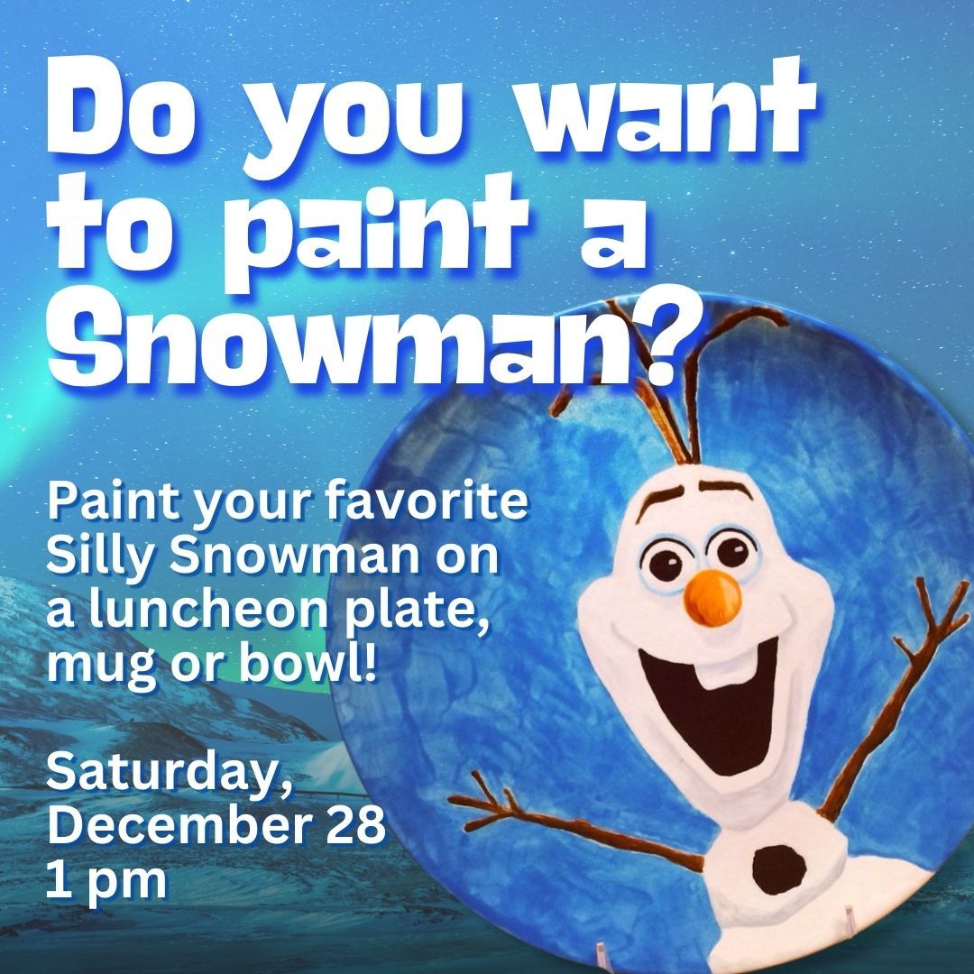 Do you want to paint a Snowman?