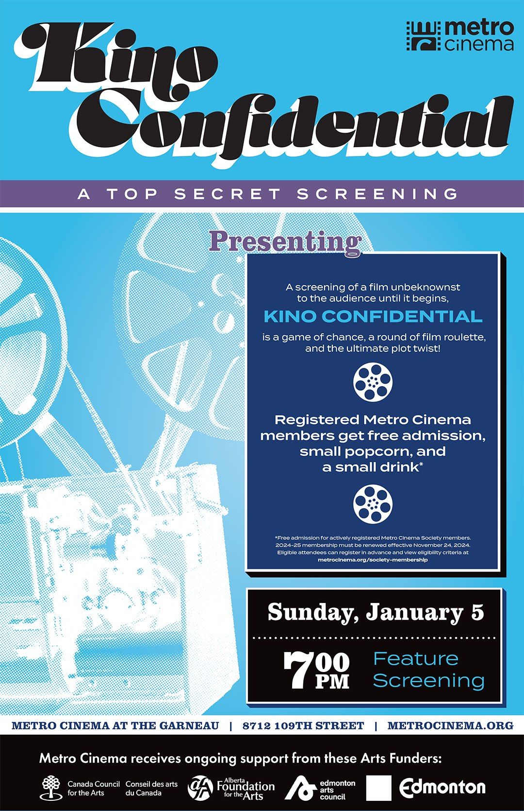  Kino Confidential: A Top Secret Screening at Metro Cinema