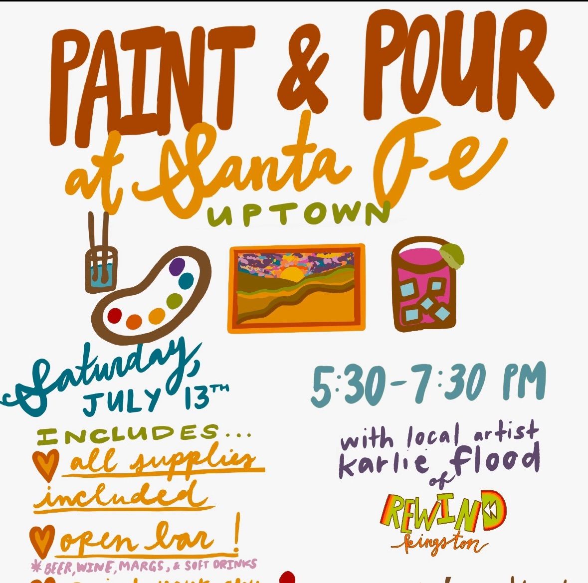 Paint & Pour with Karlie Flood
