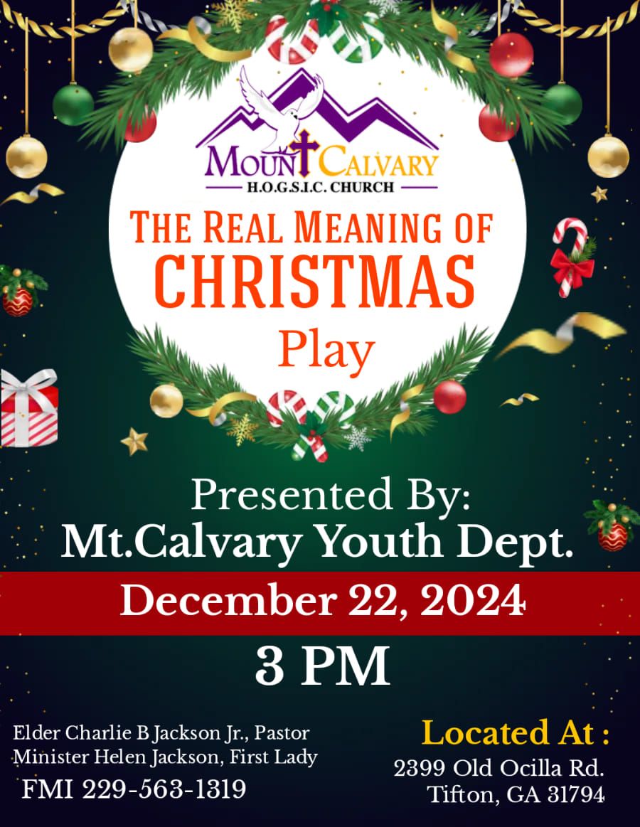 "The Real Meaning of Christmas" Play 