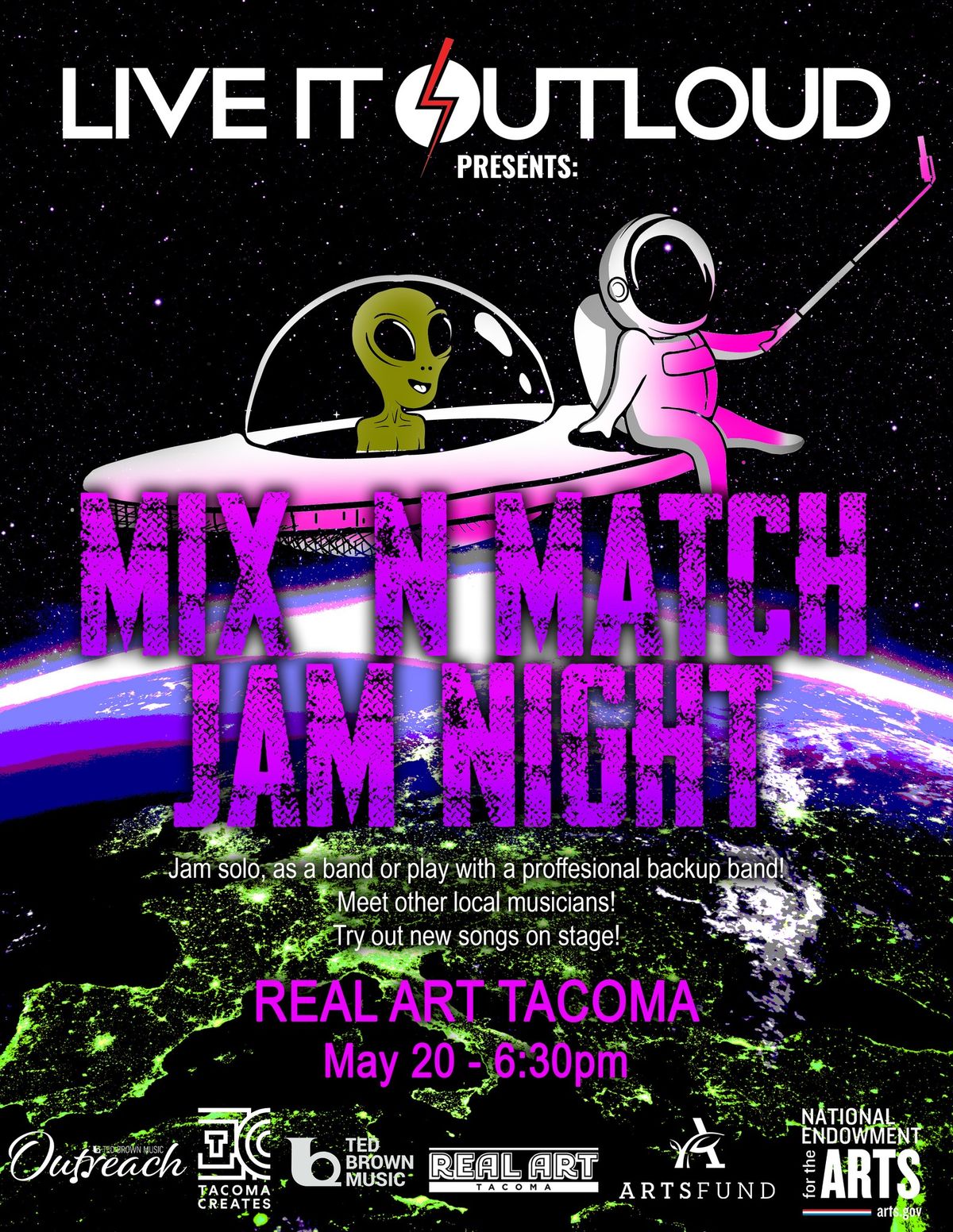 Live It Out Loud Presents: Mix N Match Jam Night