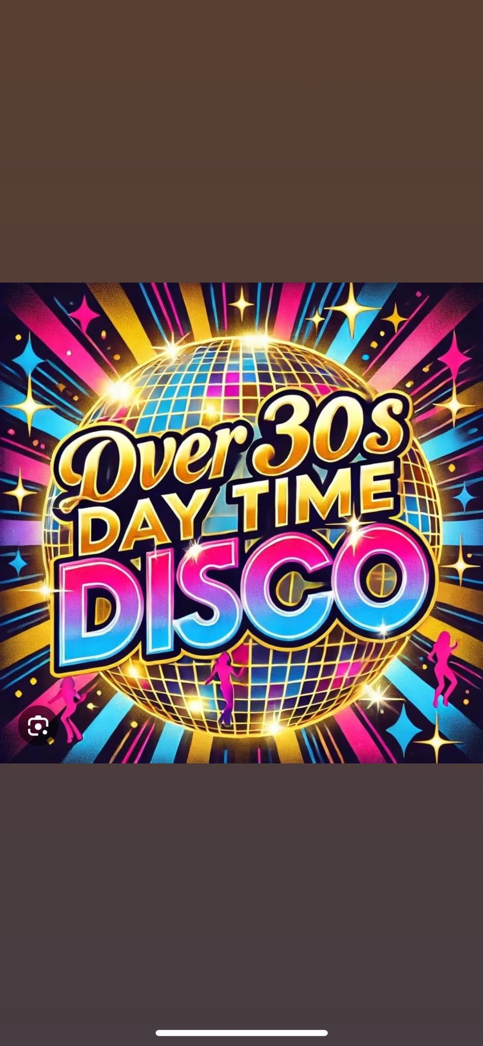 Over 30s Day Disco - Sold out