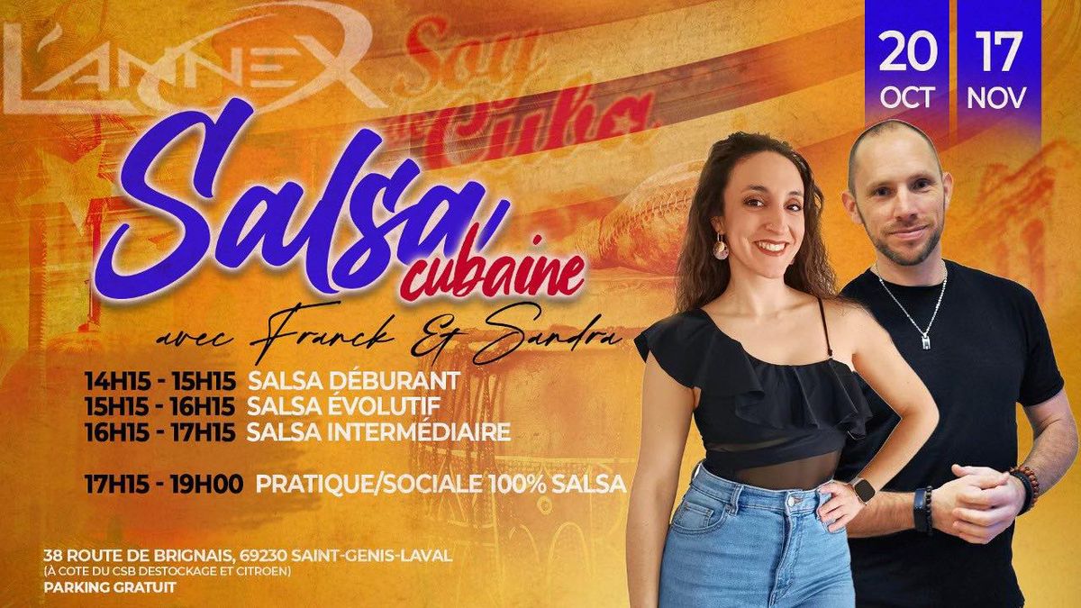 STAGE INTENSIF SALSA CUBAINE 