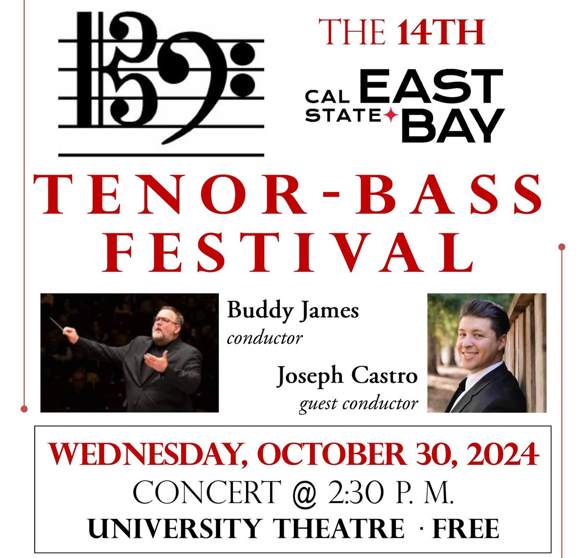 14th CSUEB Tenor-Bass Festival