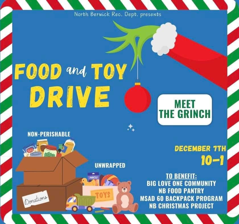 Food & Toy Drive with The Grinch 