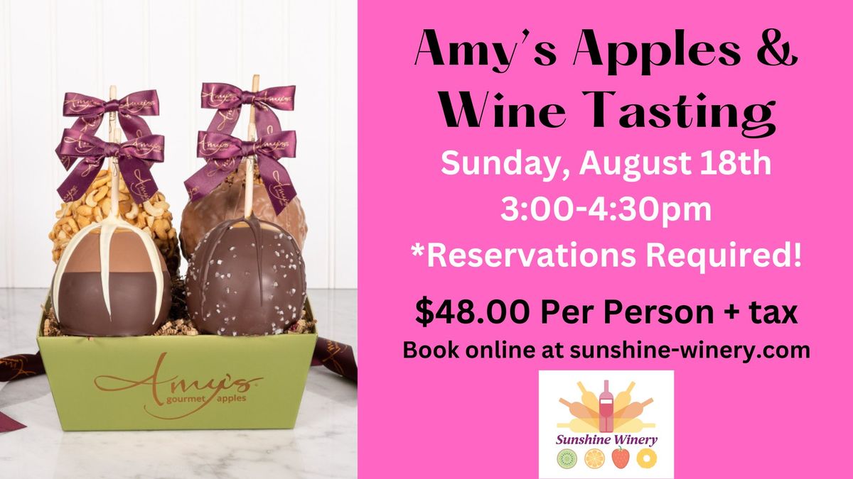Amy's Apples and Wine Tasting (Summer)