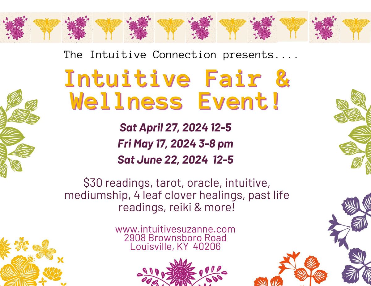 Intuitive Fair & Wellness Event at The Intuitive Connection!