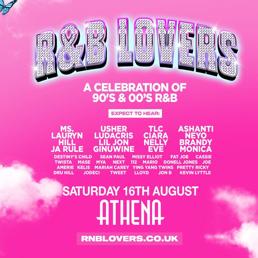 R&B Lovers - Saturday 16th August - Athena Leicester