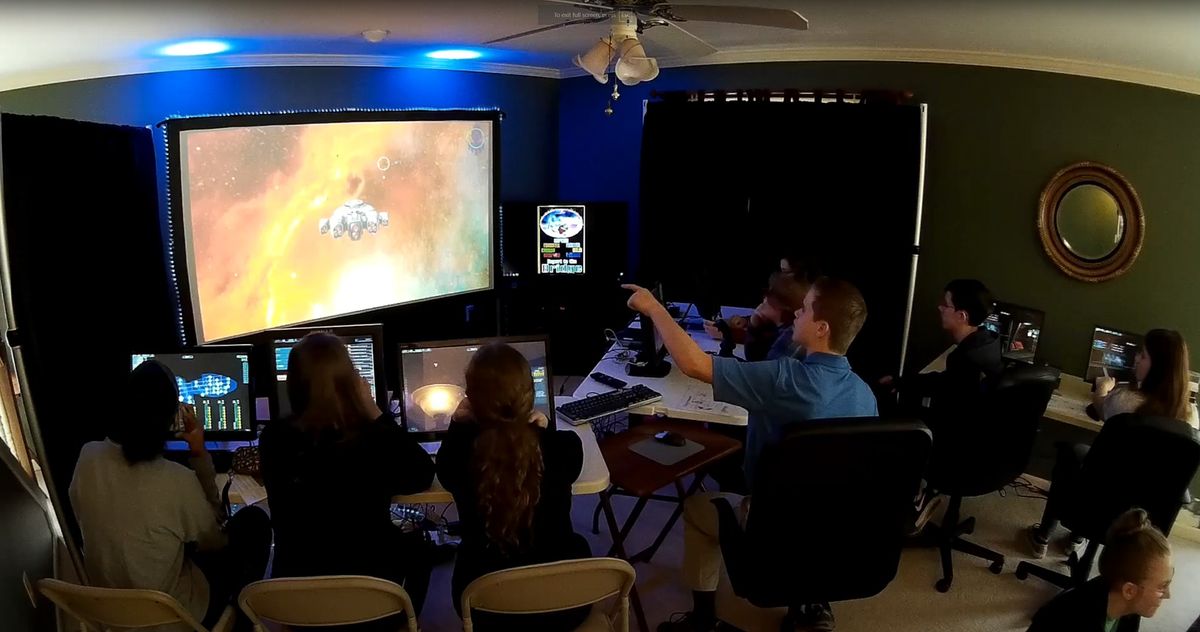 Artemis Spaceship Bridge Simulator Party -- New Year's Eve, Family-friendly!