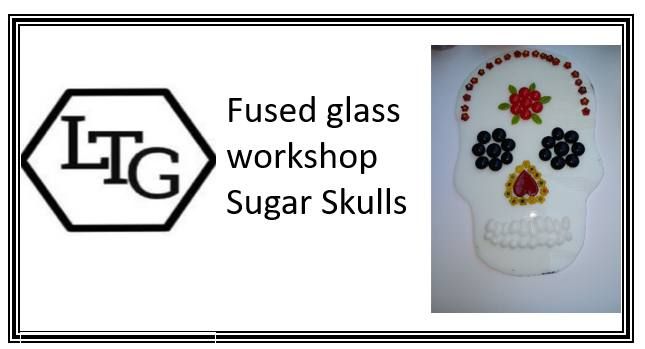 Fused glass workshop -Sugar Skulls