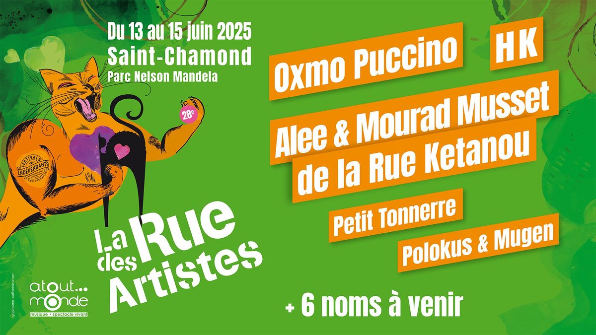 Festival La Rue des Artistes #28 \u2022  13 au 15 juin 2025