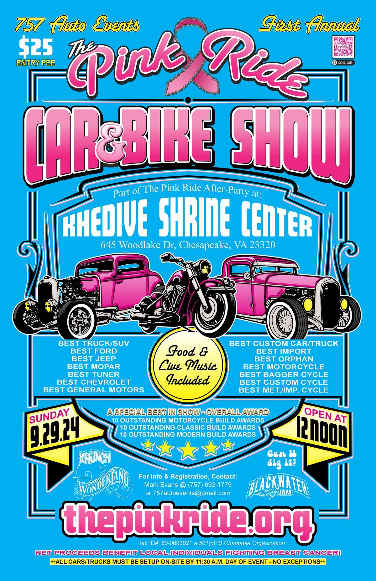 1st Annual Pink Ride Car, Truck and Bike Show