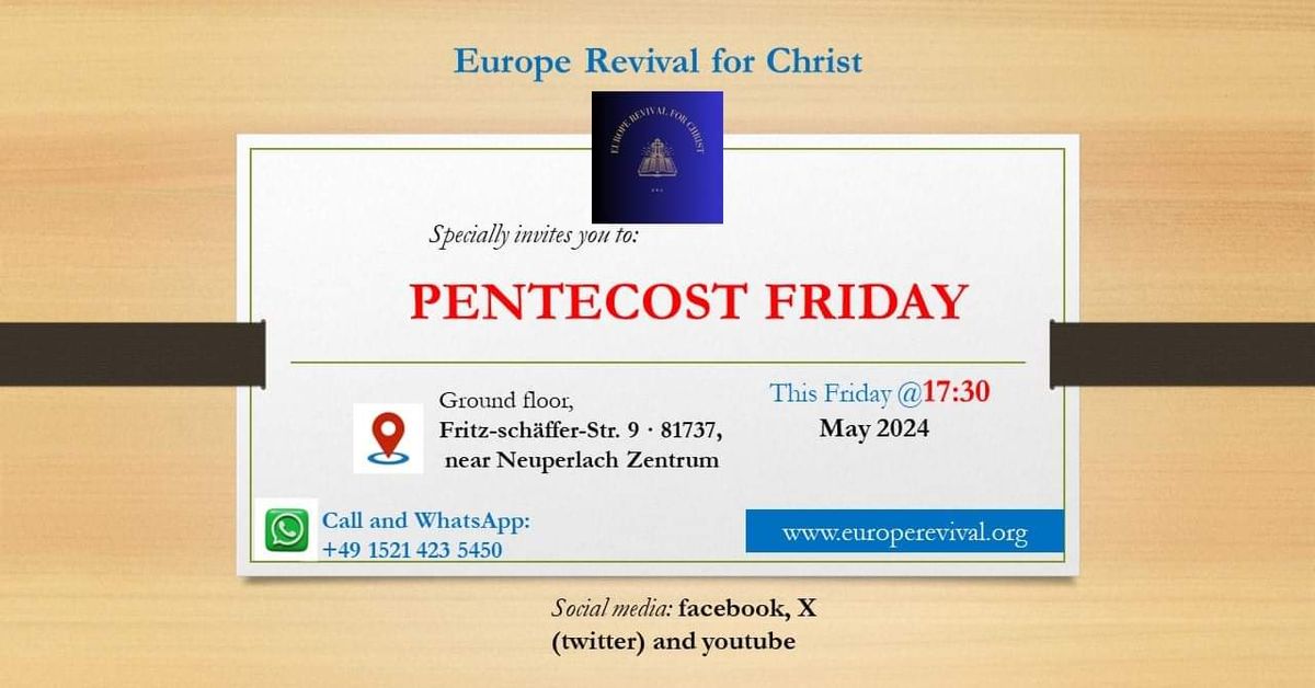 Pentecost Friday 