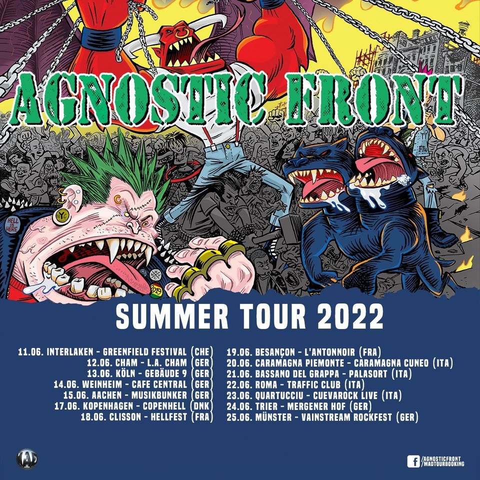 agnostic front tour 2022 deutschland