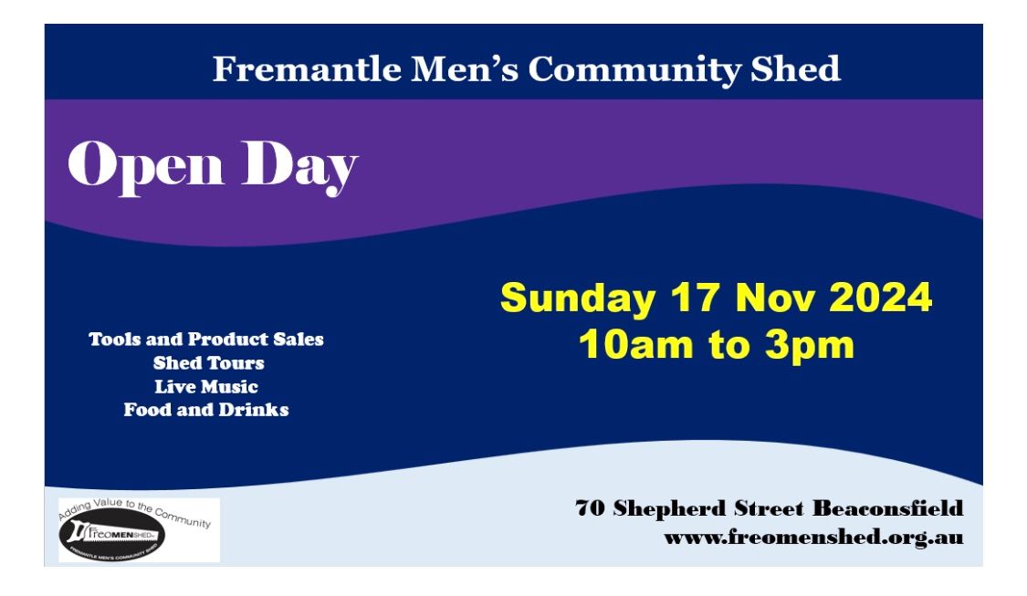 Open Day - Fremantle Men's Community Shed