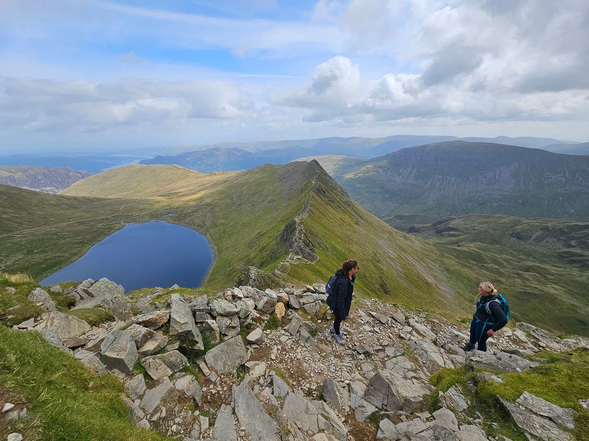 Helvellyn via Swirral & Striding Edge 