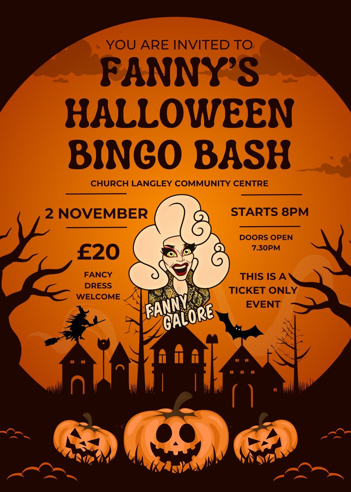 Fanny\u2019s Halloween Bingo Bash