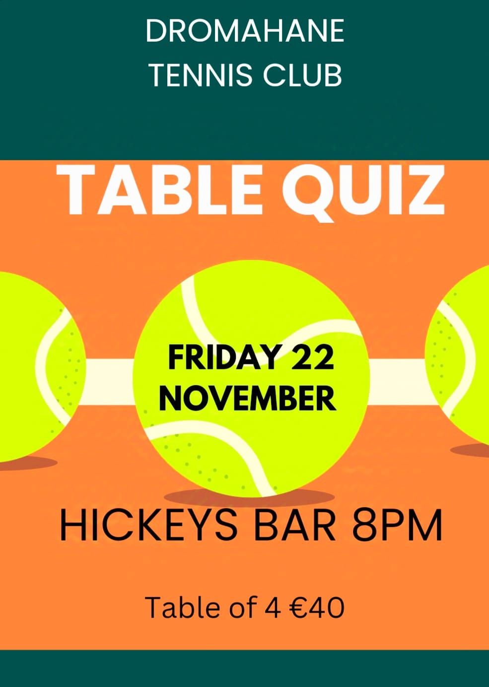 Table Quiz 