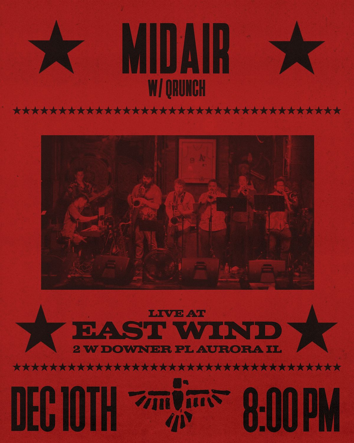 Midair W\/Qrunch live at East Wind
