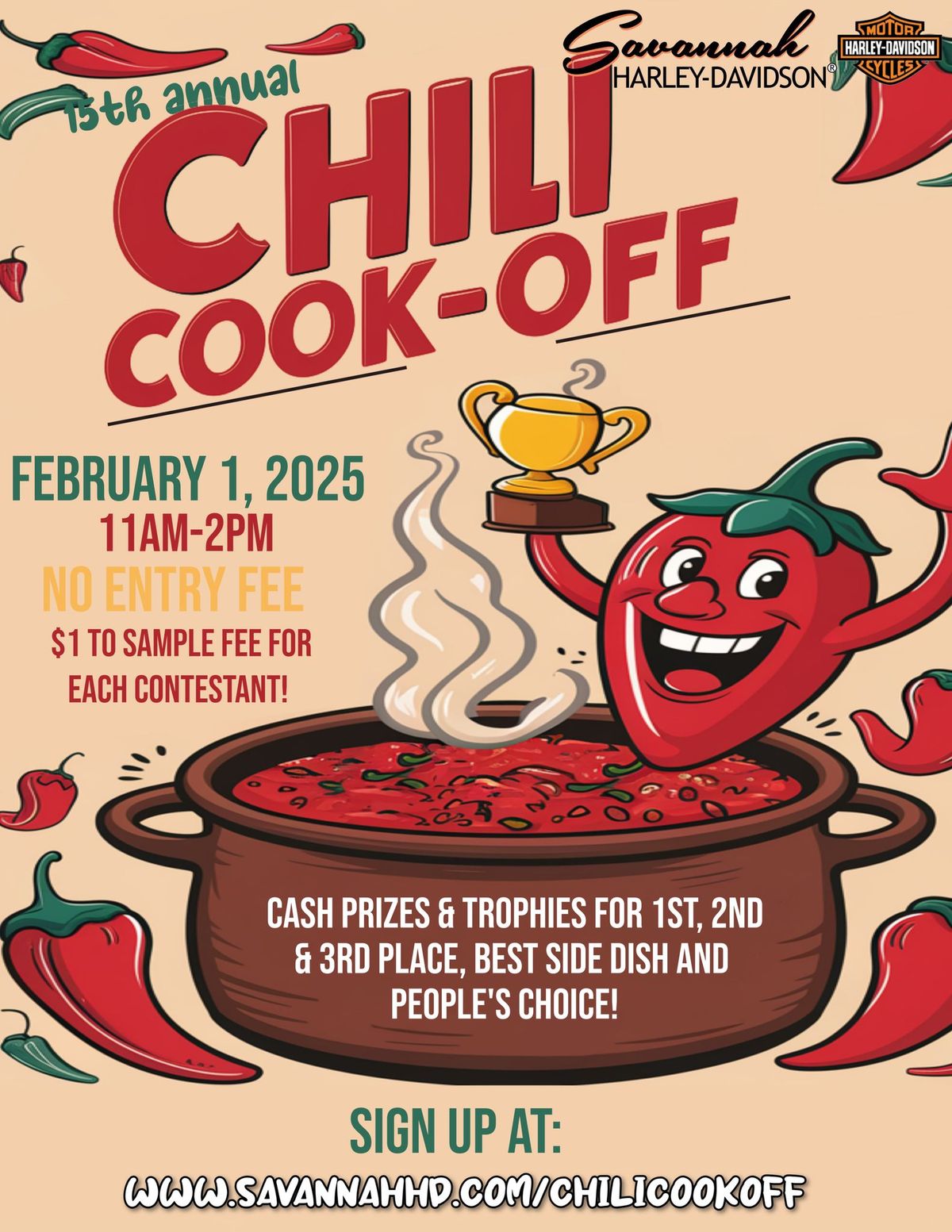 15th annual chili cook off 