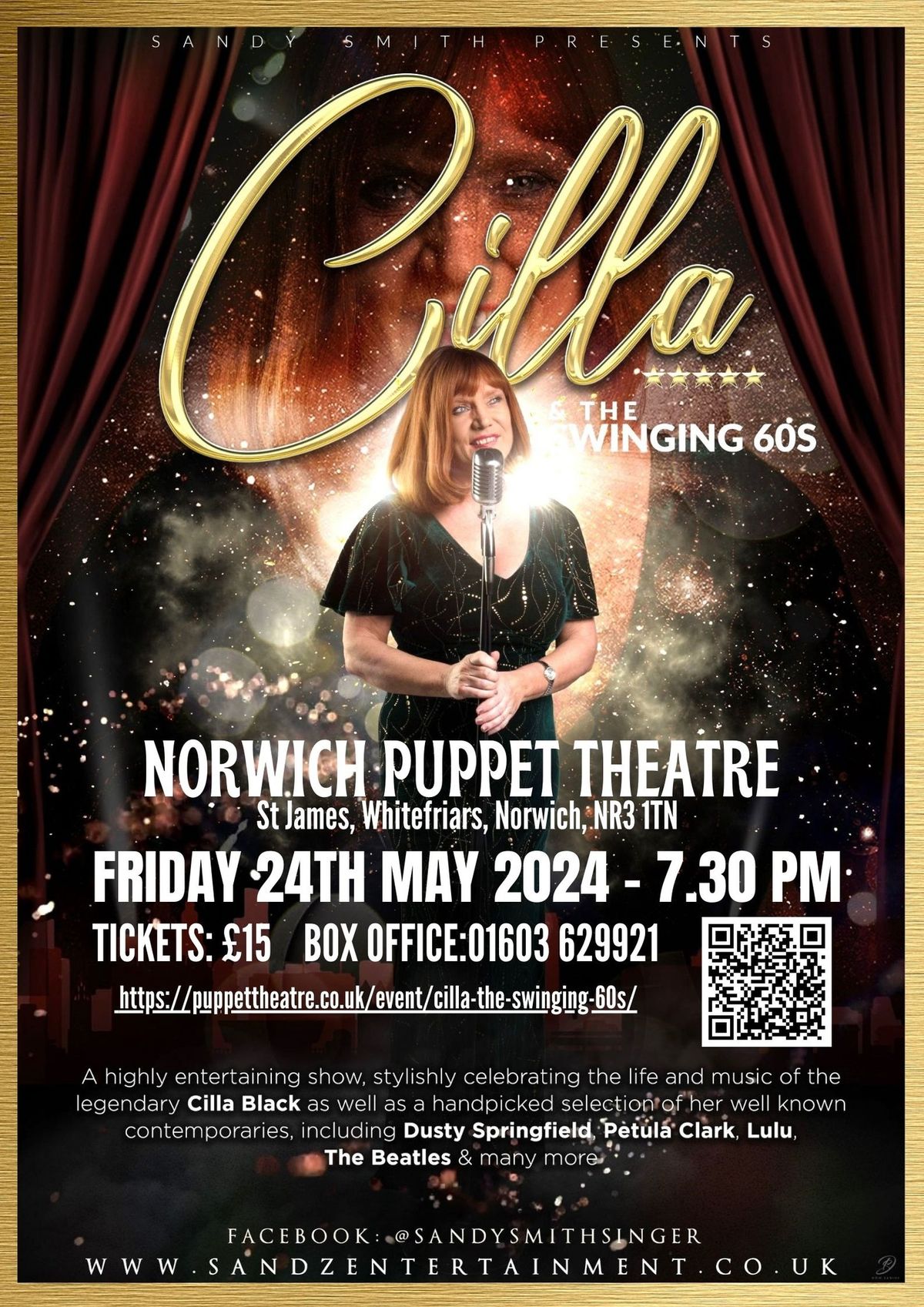 Cilla & The Swinging 60s Show - Norwich - 24th May 24