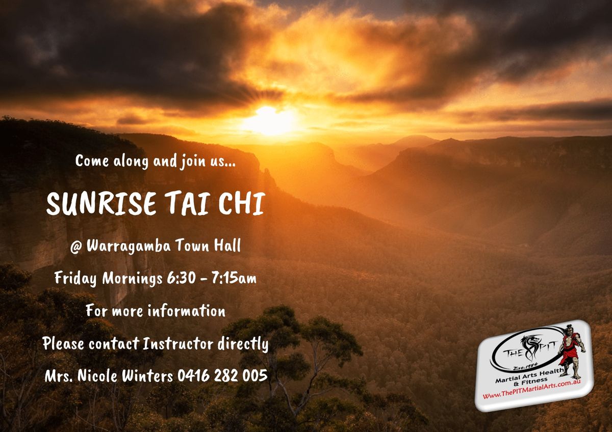 Friday Sunrise Tai Chi Qigong & Meditation