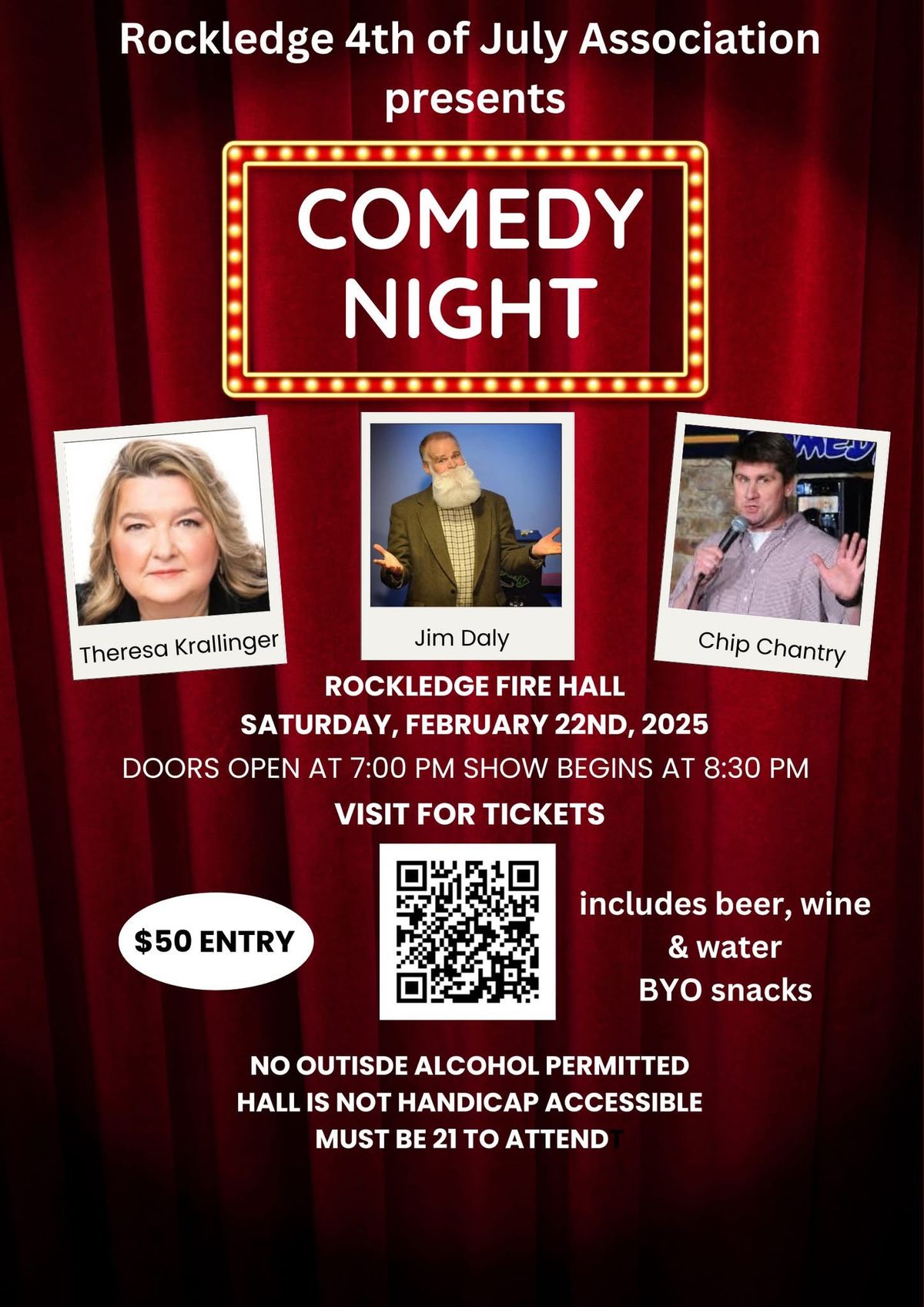 Rockledge Fireworks Comedy Night 