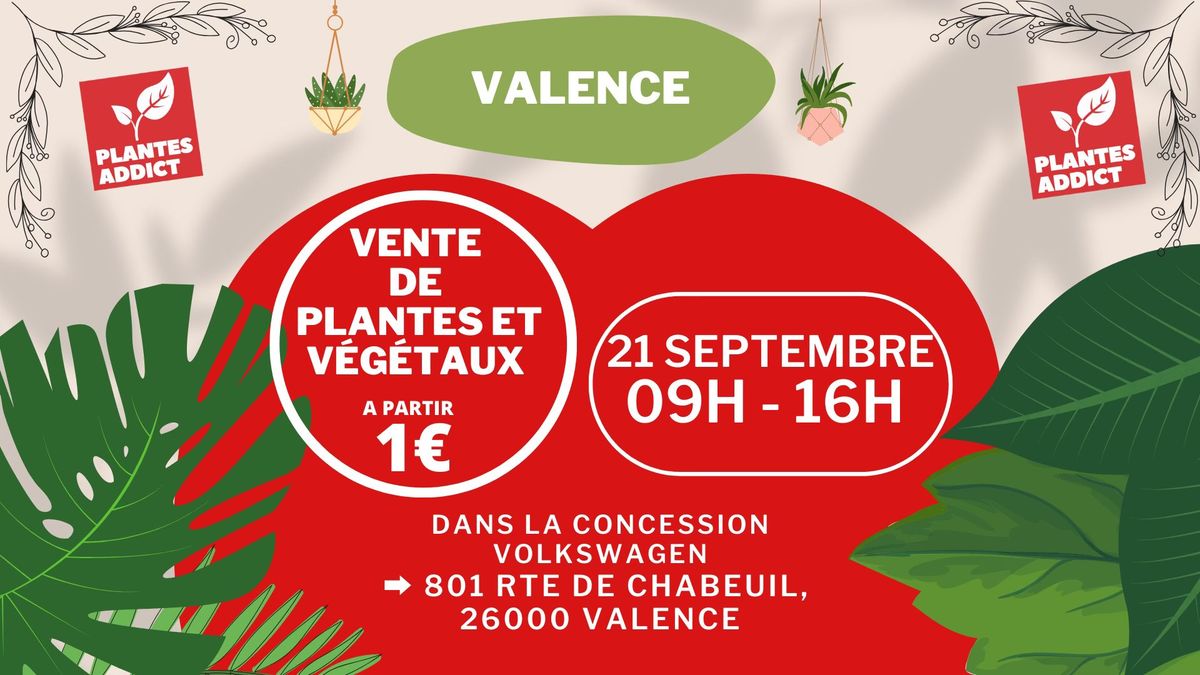 VALENCE- V\u00e9g\u00e9taux et Plantes \u00e0 partir de 1\u20ac by Plantes Addict