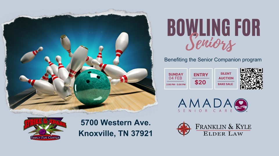 Bowling for Seniors, 5700 Western Ave NW, Knoxville, TN 379212224