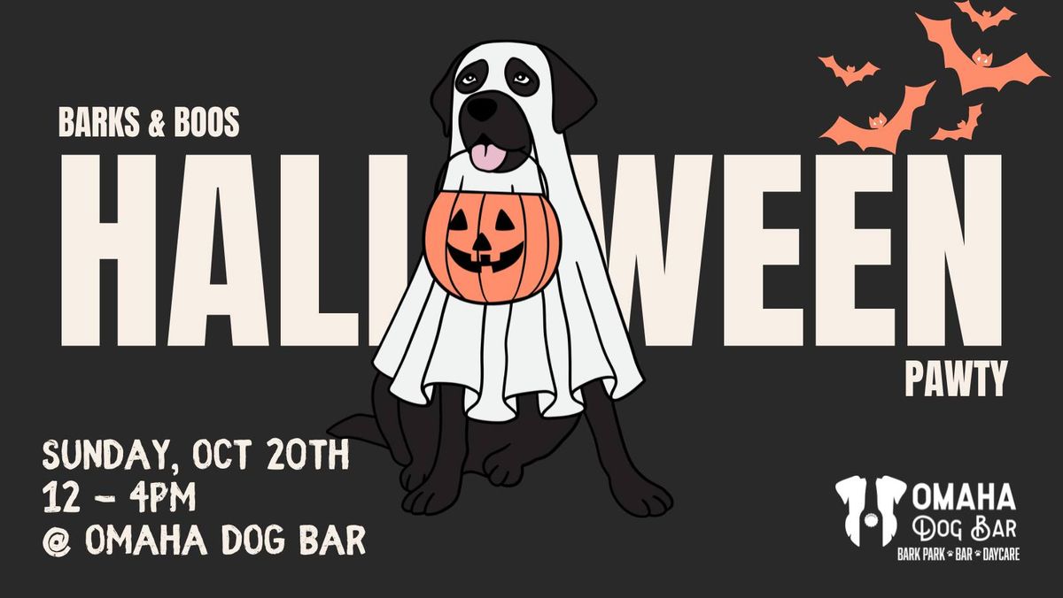 Barks & Boos Halloween Pawty @ Omaha Dog Bar