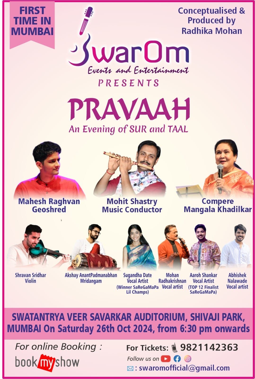 PRAVAAH \u2013 a soulful evening of Bollywood classics