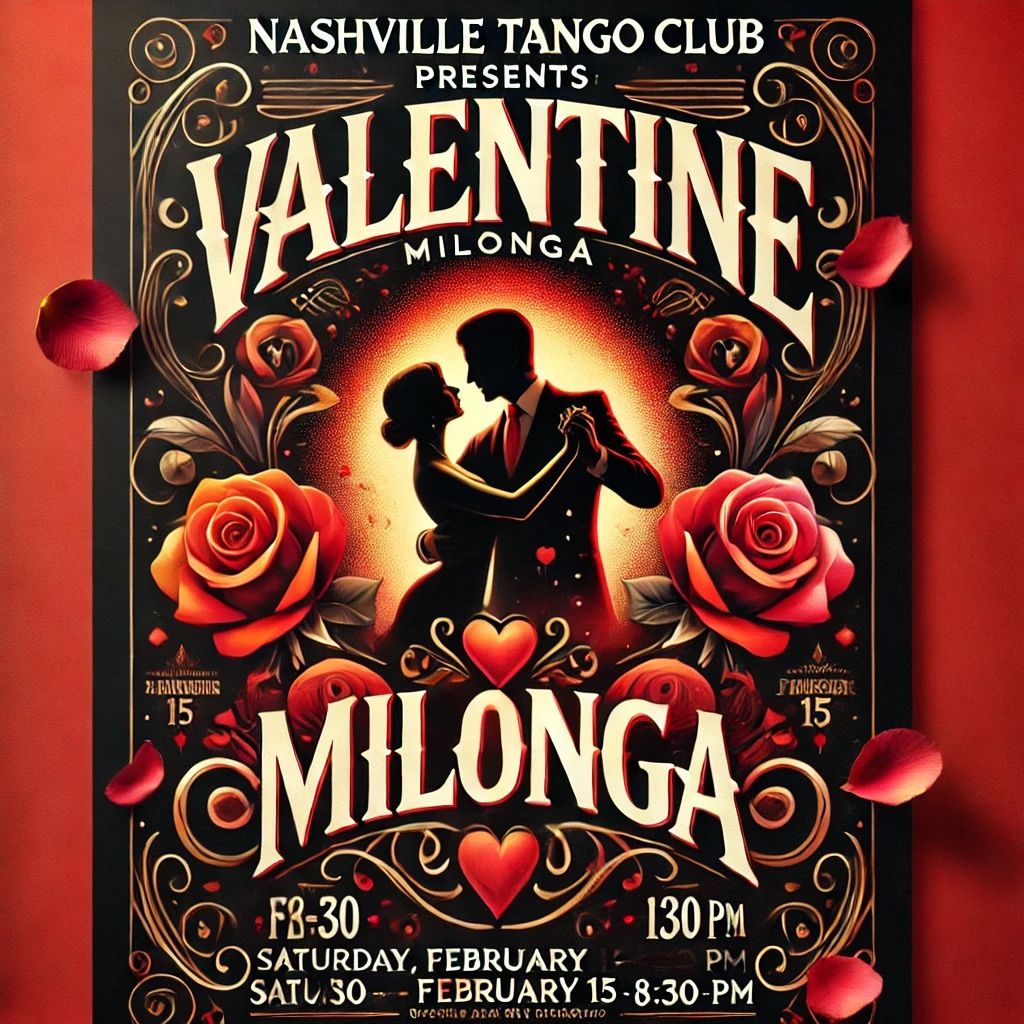 Valentine?Milonga with Nashville Tango Club