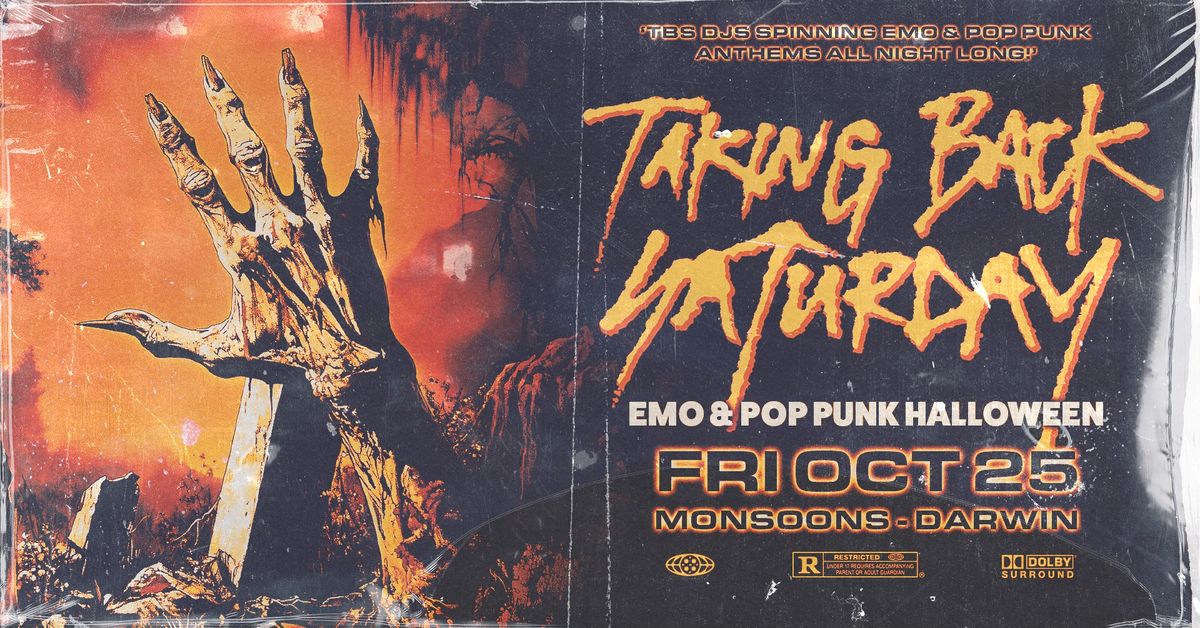 Taking Back Saturday: Emo & Pop Punk Halloween - Darwin