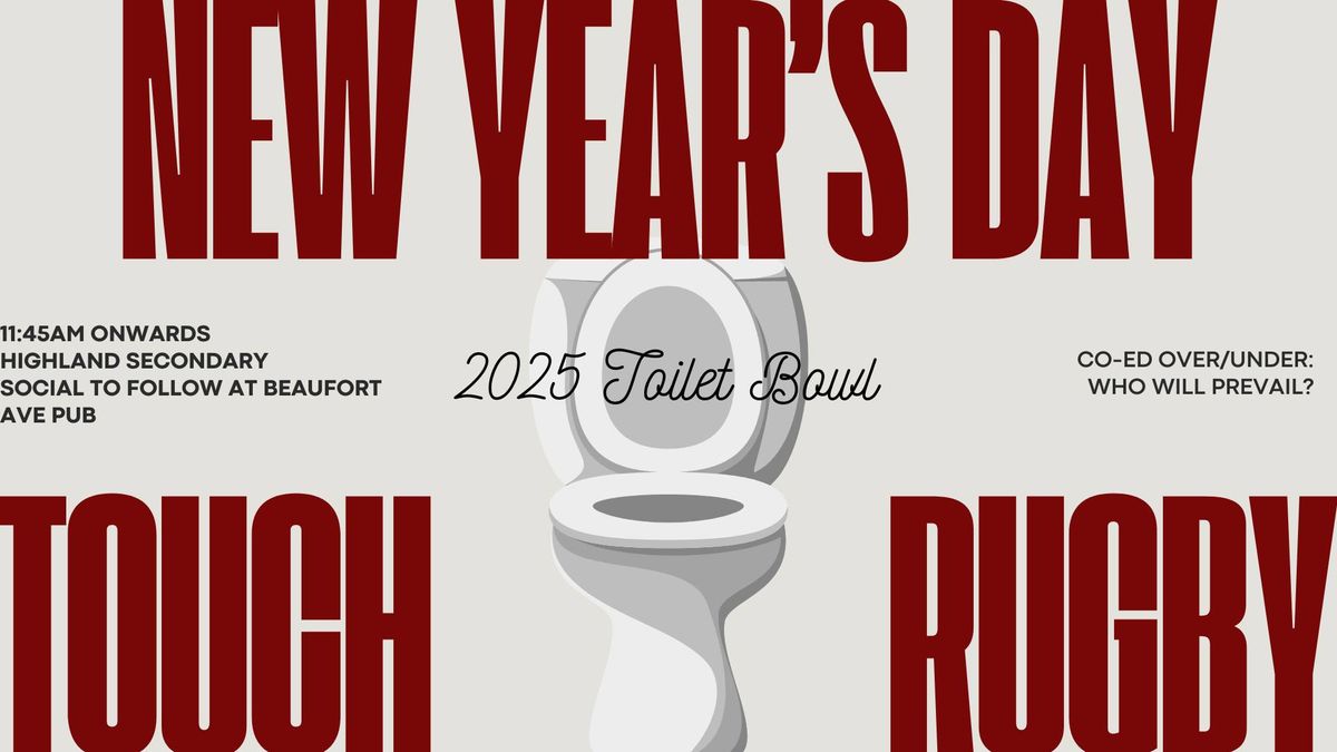 New Year's Day Toilet Bowl Co-Ed Touch Rugby Game